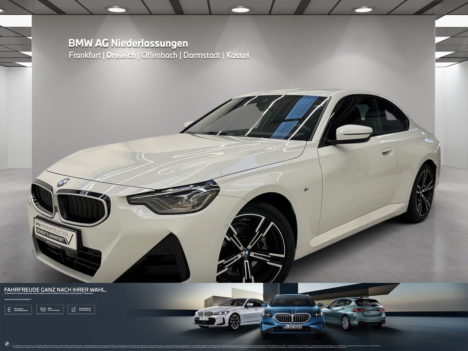 BMW 218i Coupé M Sport Navi AHK Kamera HiFi LED