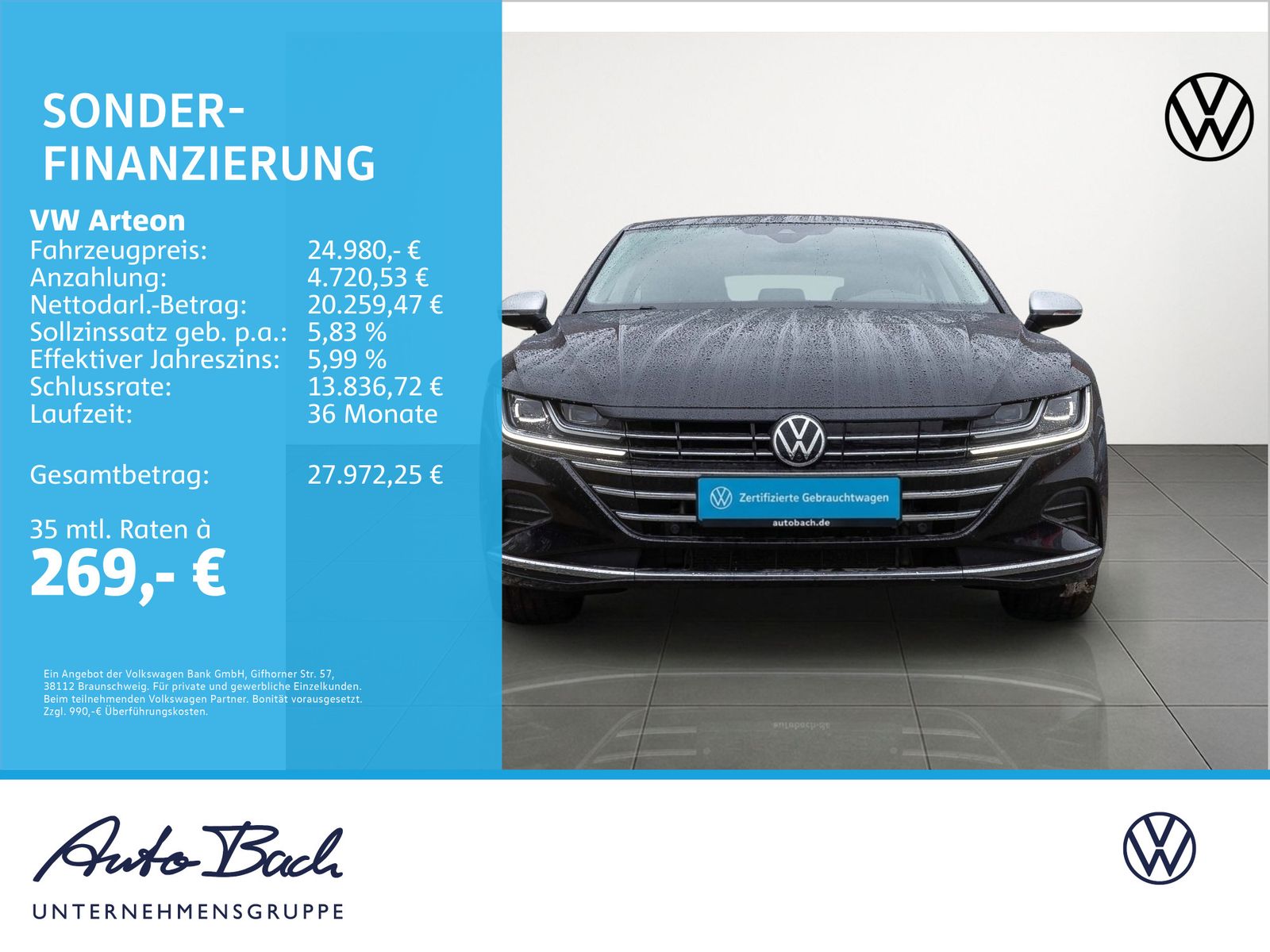 Volkswagen Arteon Elegance 1.4TSI eHybrid Navi LED HuD ACC imagem 2