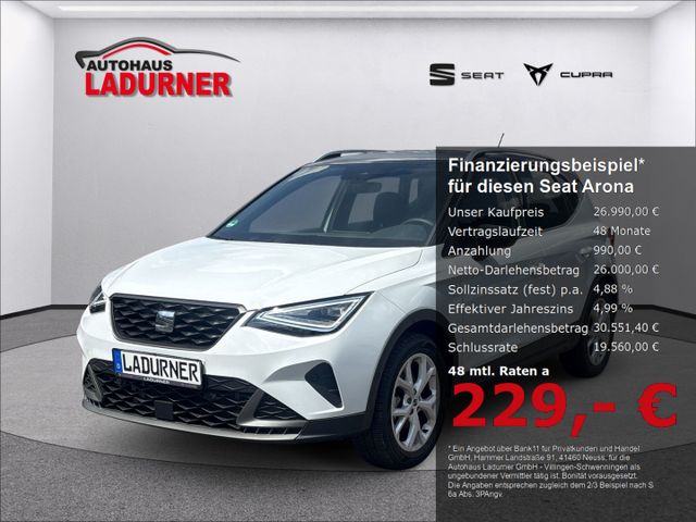 Arona FR 1,5 TSI DSG *LED+NAVI+AHK+SHZ+PDC+KAM*