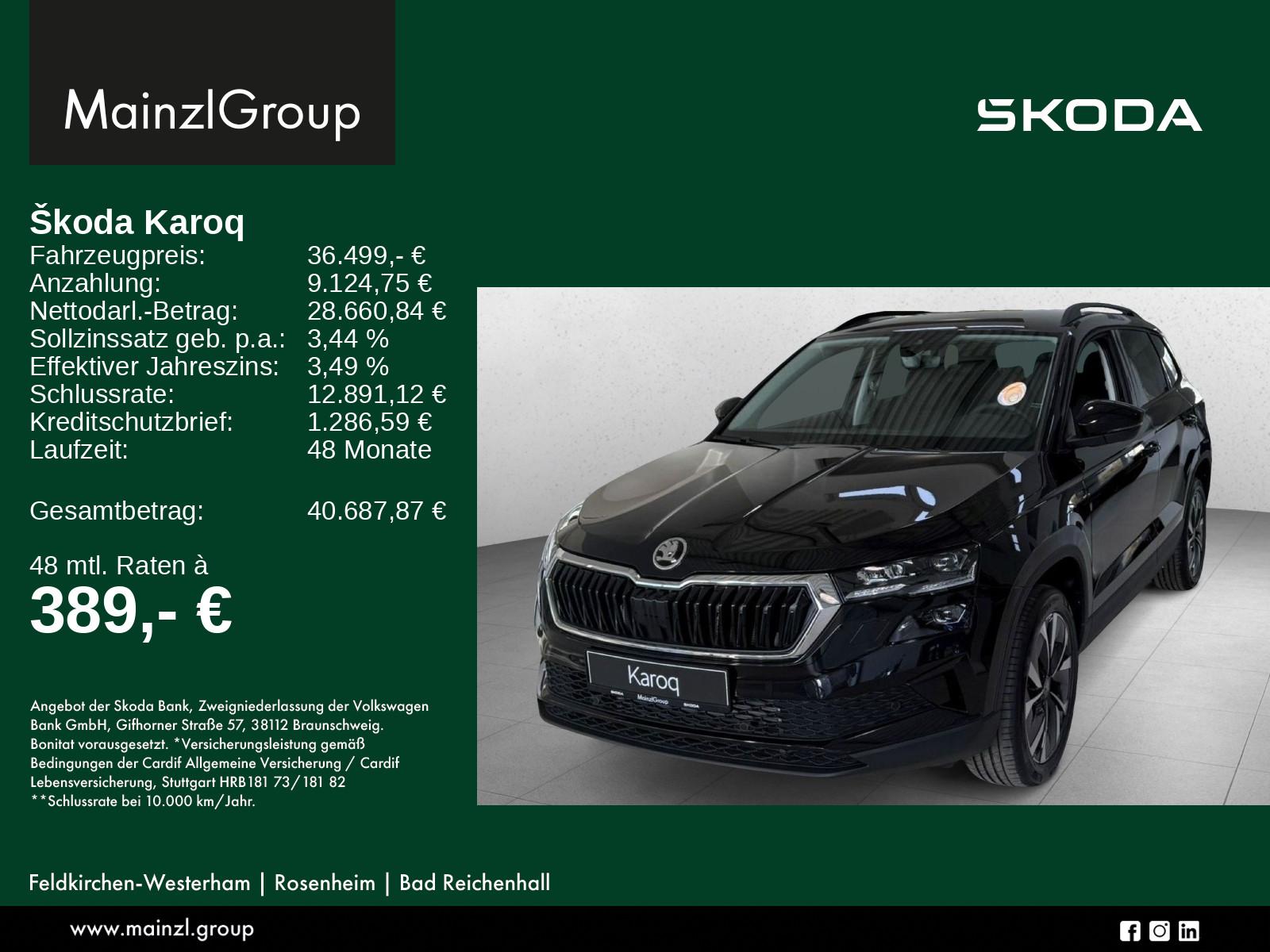Skoda Karoq Tour 1,5 TSI 110 kW 7-Gang-DSG