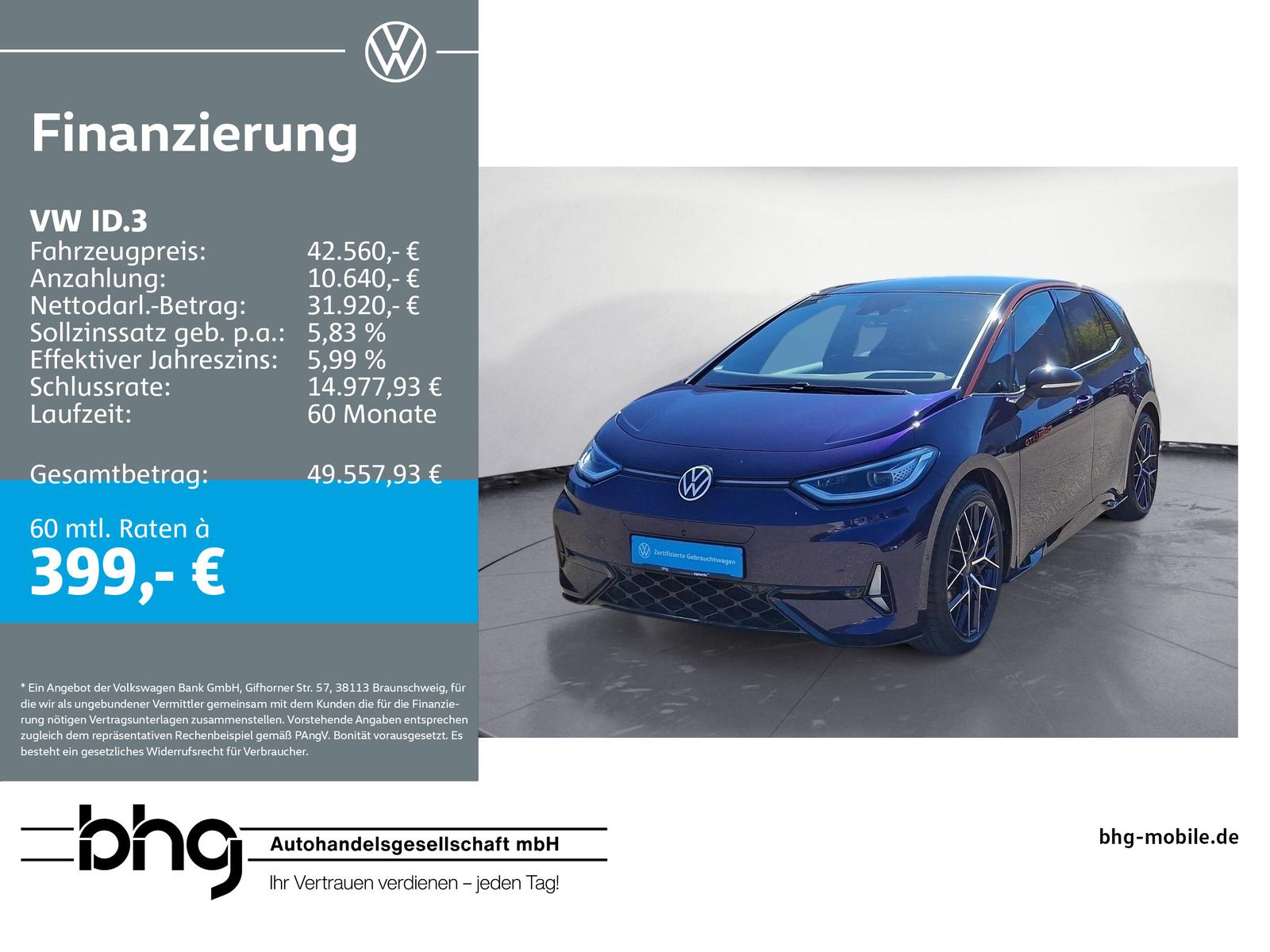 Volkswagen ID.3 GTX FIRE & ICE
