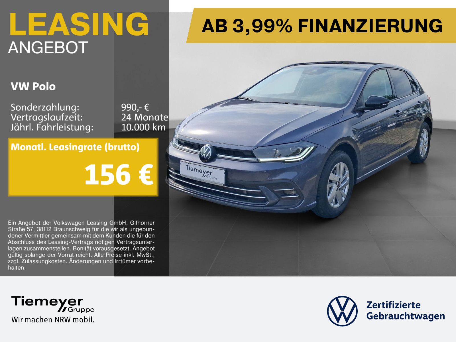 Volkswagen Polo 1.0 TSI DSG STYLE MATRIX NAVI AHK