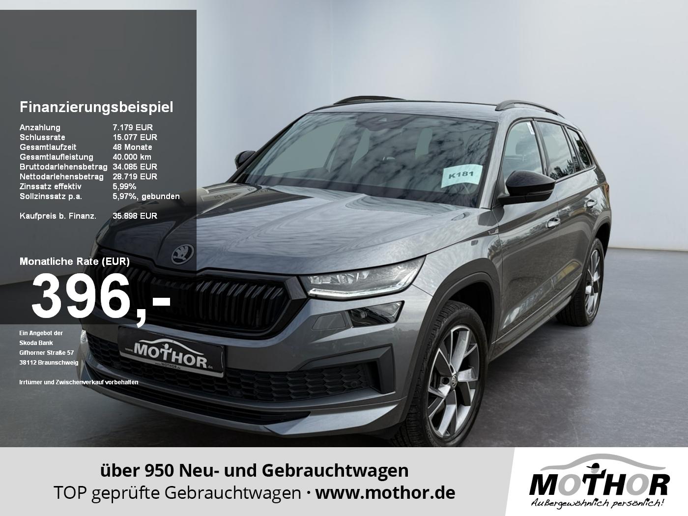 Skoda Kodiaq Sportline 2.0 TDI DSG Abstandstempomat