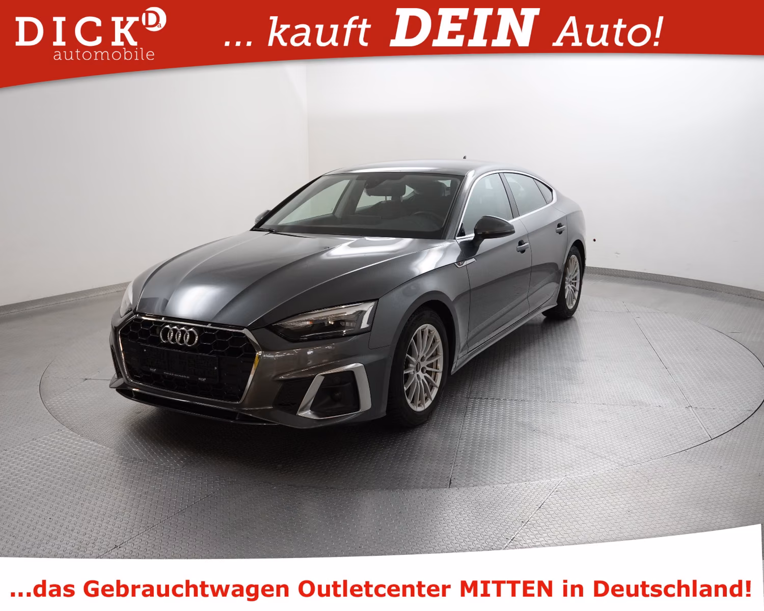Audi A5 SB 40d S LINE SPORT 5SI+LEDER+SHZ+NAV+KAM+LED, миниатюра 4