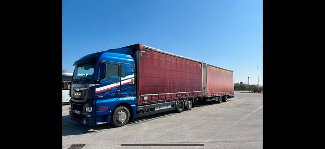 MAN Man tgx 480 , 2014  Jumbo, 7.3+8.2m