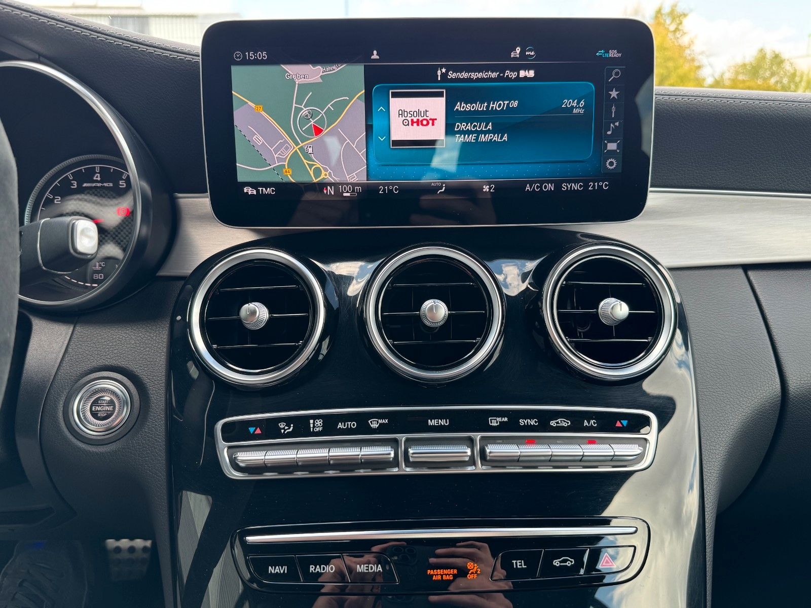Fahrzeugabbildung Mercedes-Benz C 63 Cabrio Drivers+Burm+S-Klima+Memory+MBeam