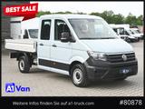 Volkswagen Crafter 35 Pritsche Doka, AHK, 7-Sitzer, Heckant - 7 Sitzer LKWs