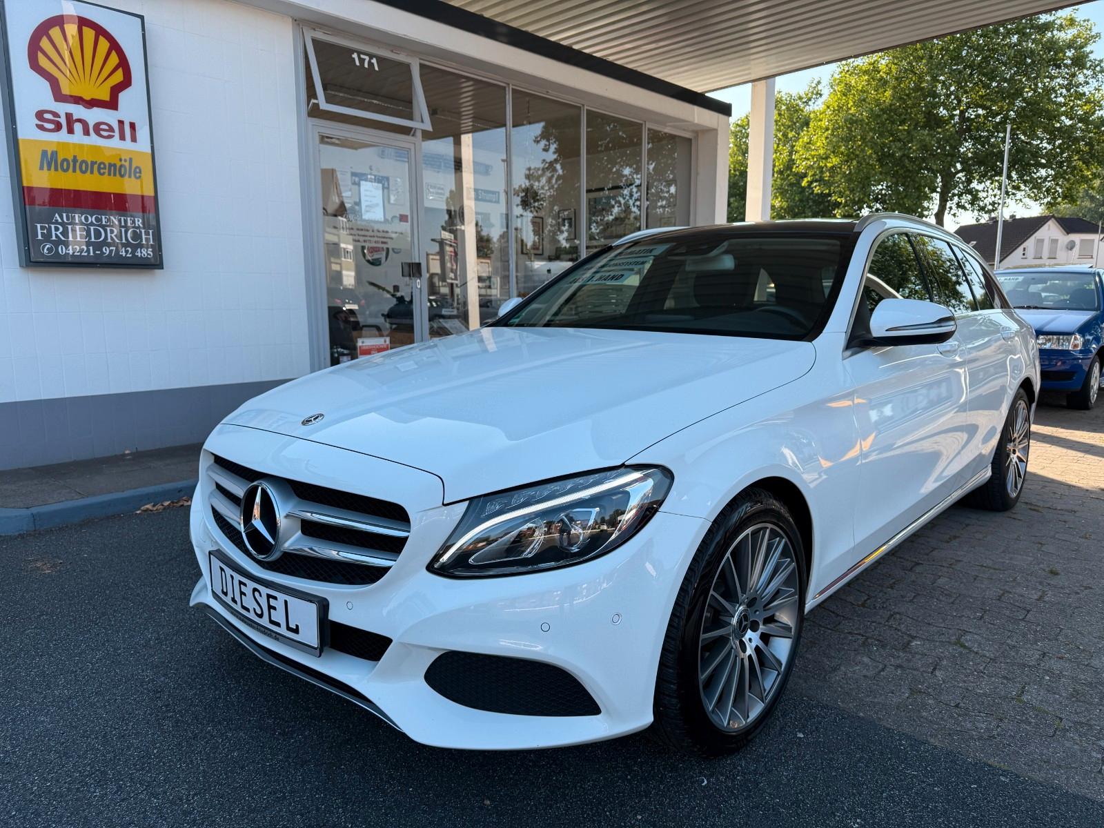 Mercedes-Benz C200d T+9G-Tronic Plus+AHK+Pano+LED+18"+Navi+CAM