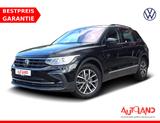 Volkswagen Tiguan 1.5 TSI Life LED Navi ACC App-Connect PDC - mit Benzin-Antrieb: Schwarz, Sitzheizung, Geländewagen