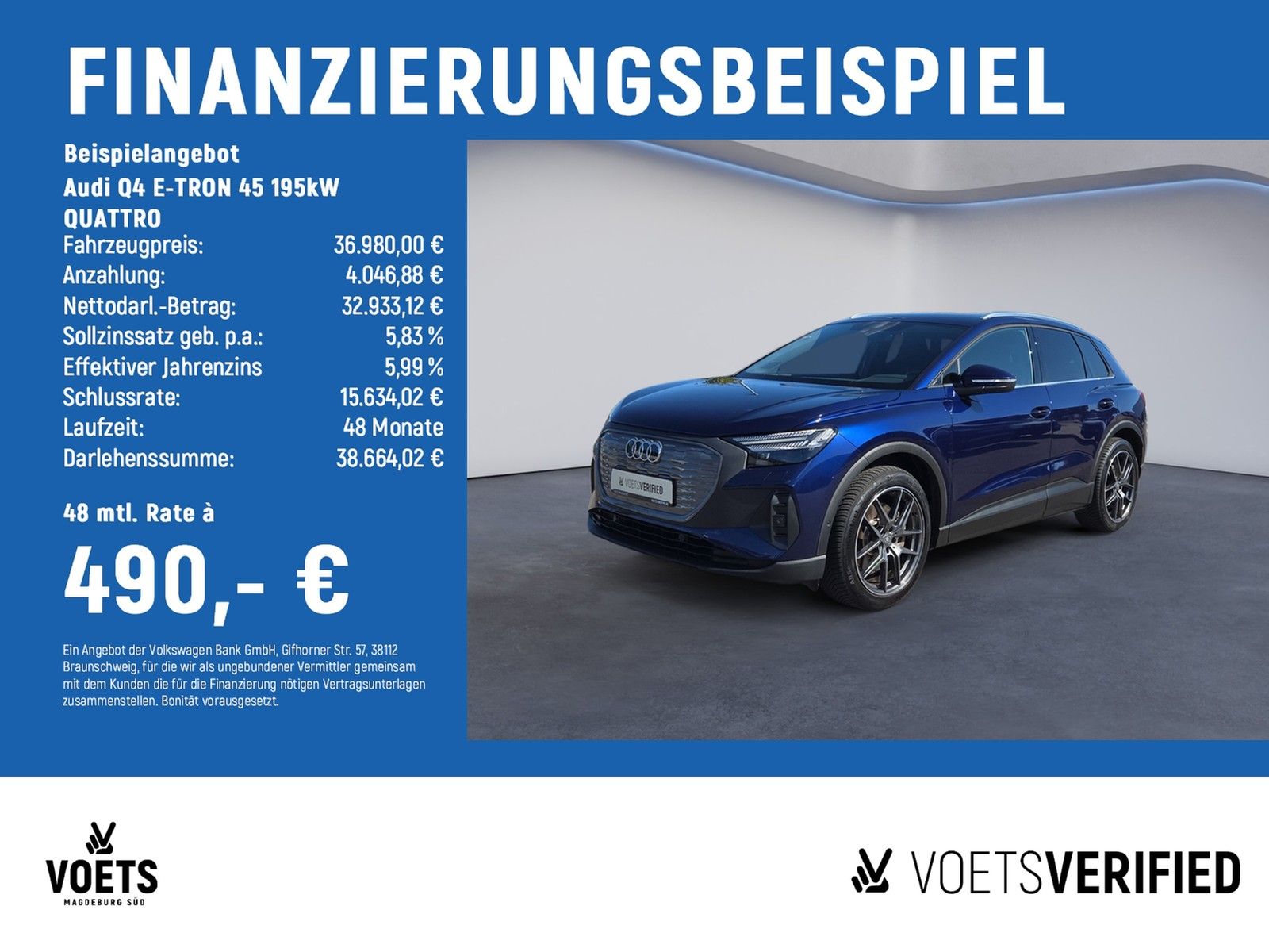 Audi Q4 E-TRON 45 195kW QUATTRO MATRIX NAVI PANO GJR foto 1