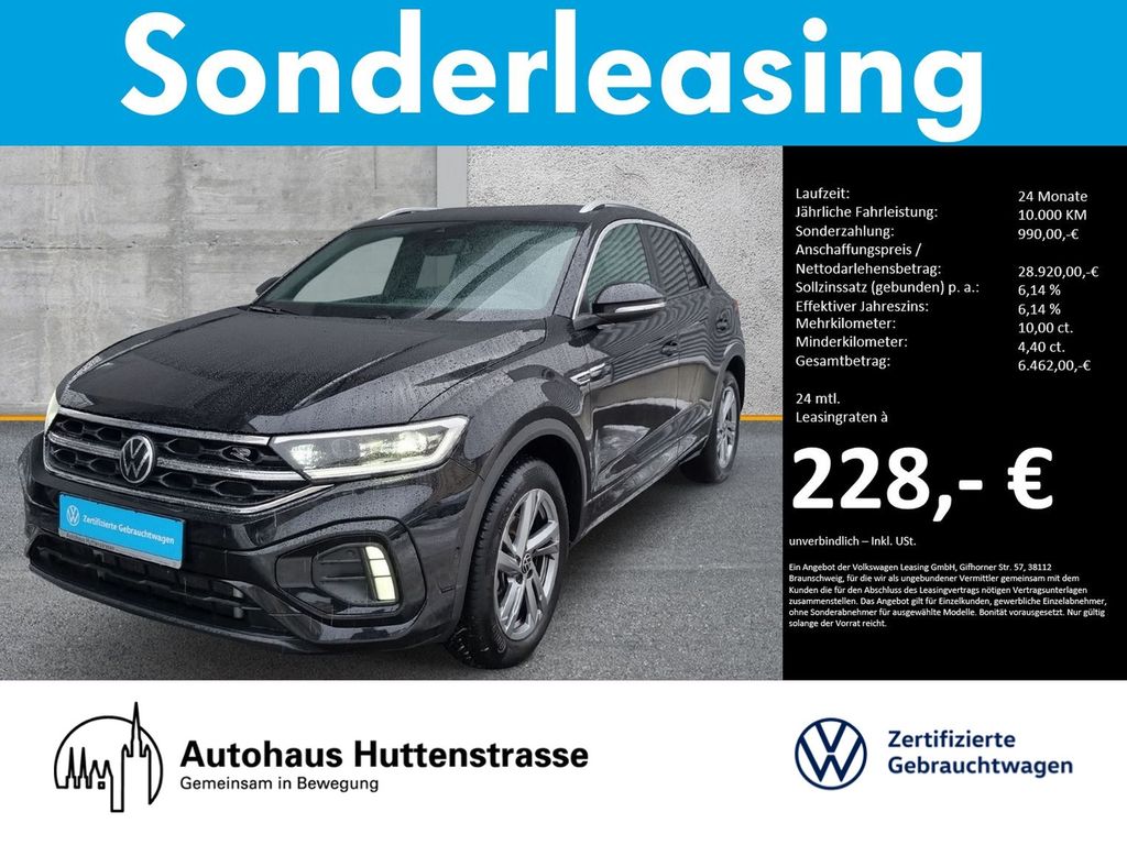 Volkswagen T-Roc 1.5 TSI DSG R-Line LED+ KAMERA AHK NAVI