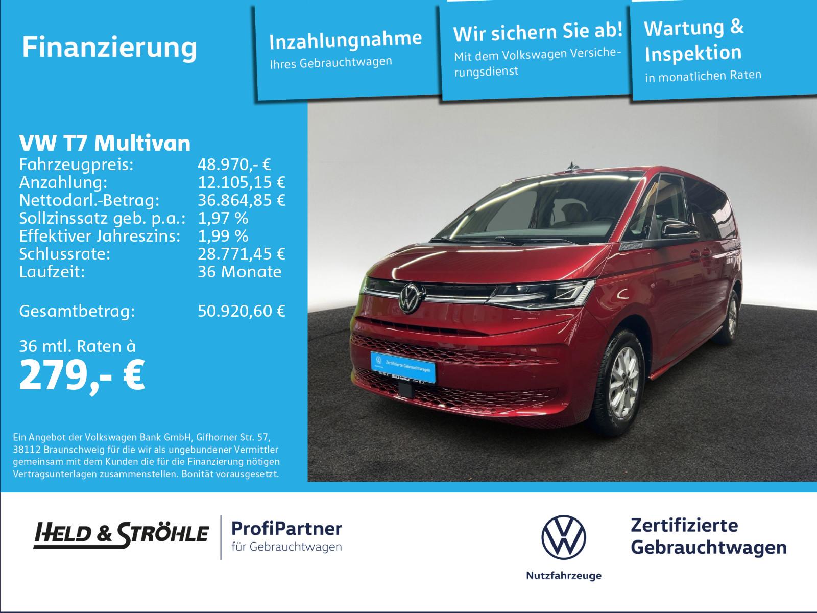 Volkswagen Multivan Life 2.0 TDI DSG 7S AHK PANO IQ-LED NAV