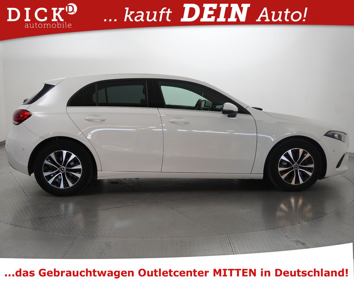 Fahrzeugabbildung Mercedes-Benz A180d 8G Advanc NAV+LEDER+SHZ+AHK+VIRTU+LED+TEMP