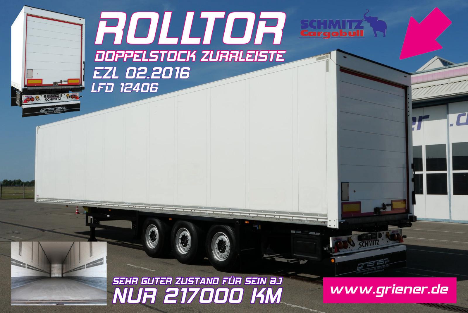 Schmitz Cargobull SKO 24 / DOPPELSTOCK / ROLLTOR /ZURRLEISTE /TOP