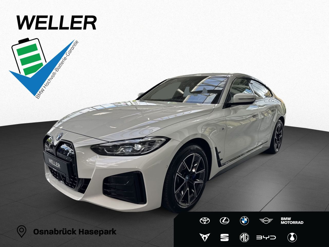 BMW i4 eDr35 GC M Sport Live+ LED St+Go RFK HiFi DAB