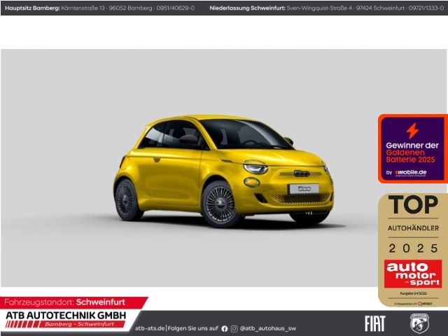Fiat 500e ICON + Komfortpaket 42 kWh PDCv+h Rückfahrk