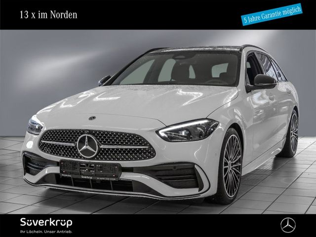 Mercedes-Benz C 180 T AMG NIGHT DISTR SPUR PANO 360 AHK PDC