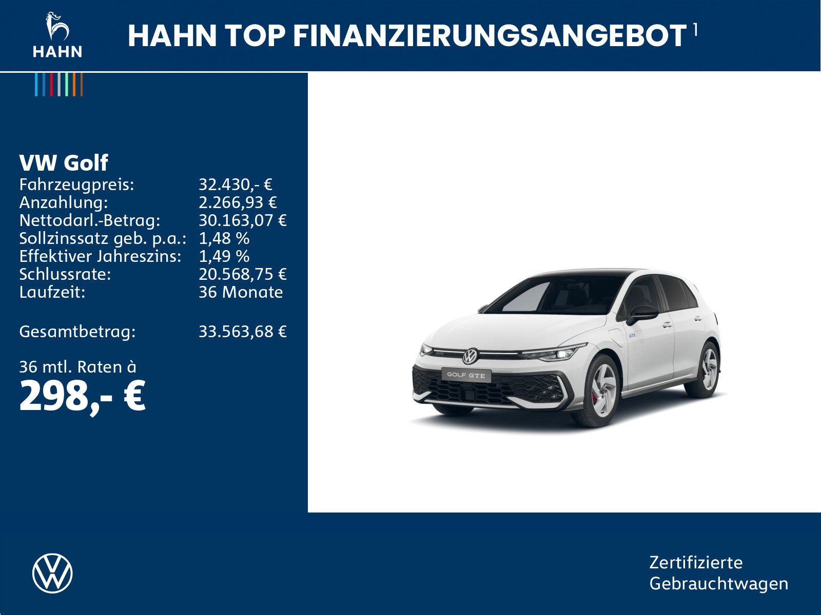 Volkswagen Golf GTE 1.5eHybrid DSG Nav HUD LED ACC MFL Cam foto 2