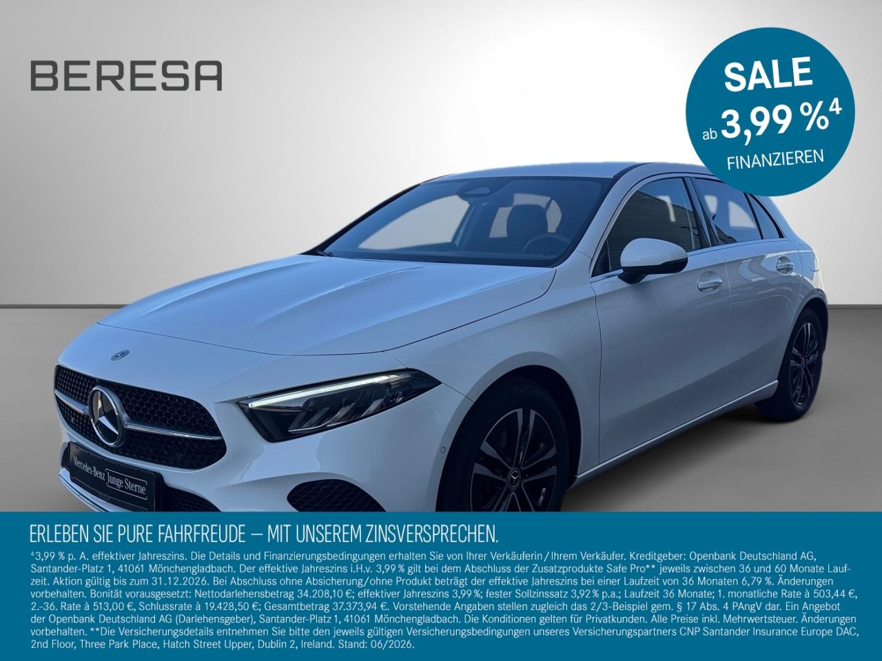 Mercedes-Benz A 200 d Progressive Distronic getöntes Glas