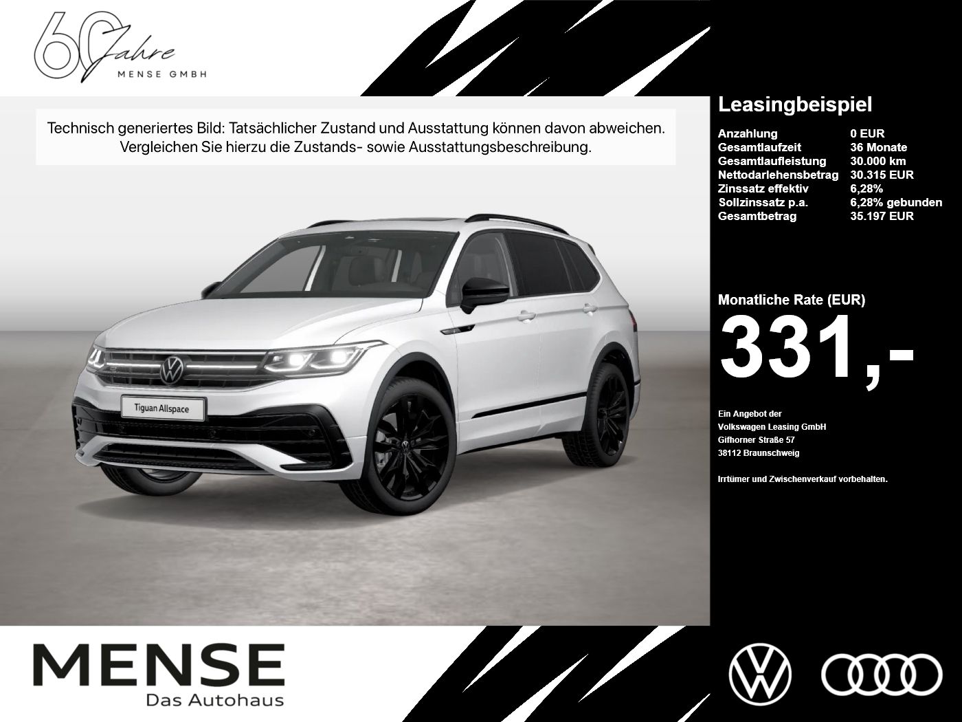Volkswagen Tiguan Allspace 2.0 TDI 4MOTION DSG R-Line AHK