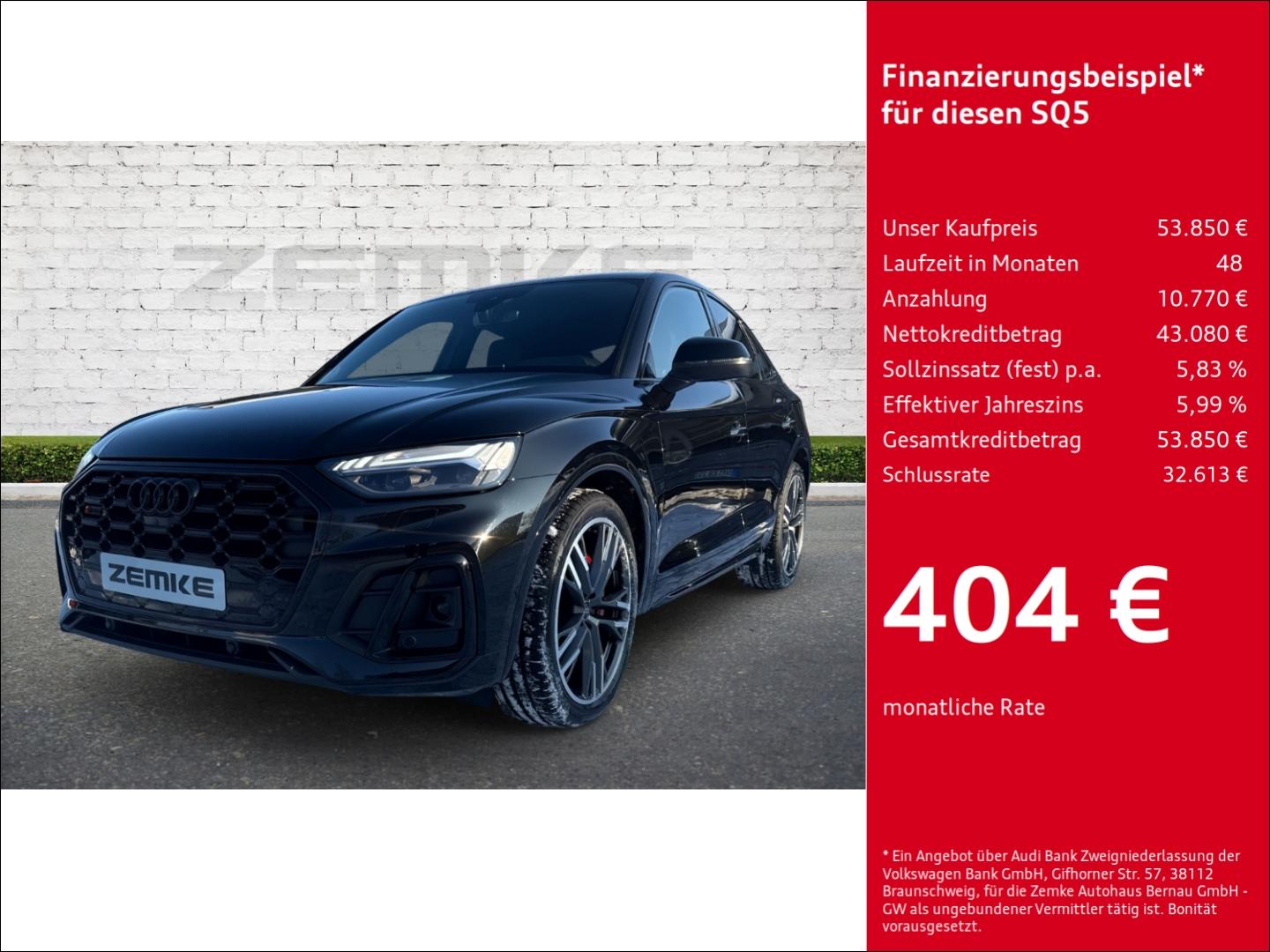 Audi SQ5 Sportback 3.0 TDI quattro tiptronic Luftfede