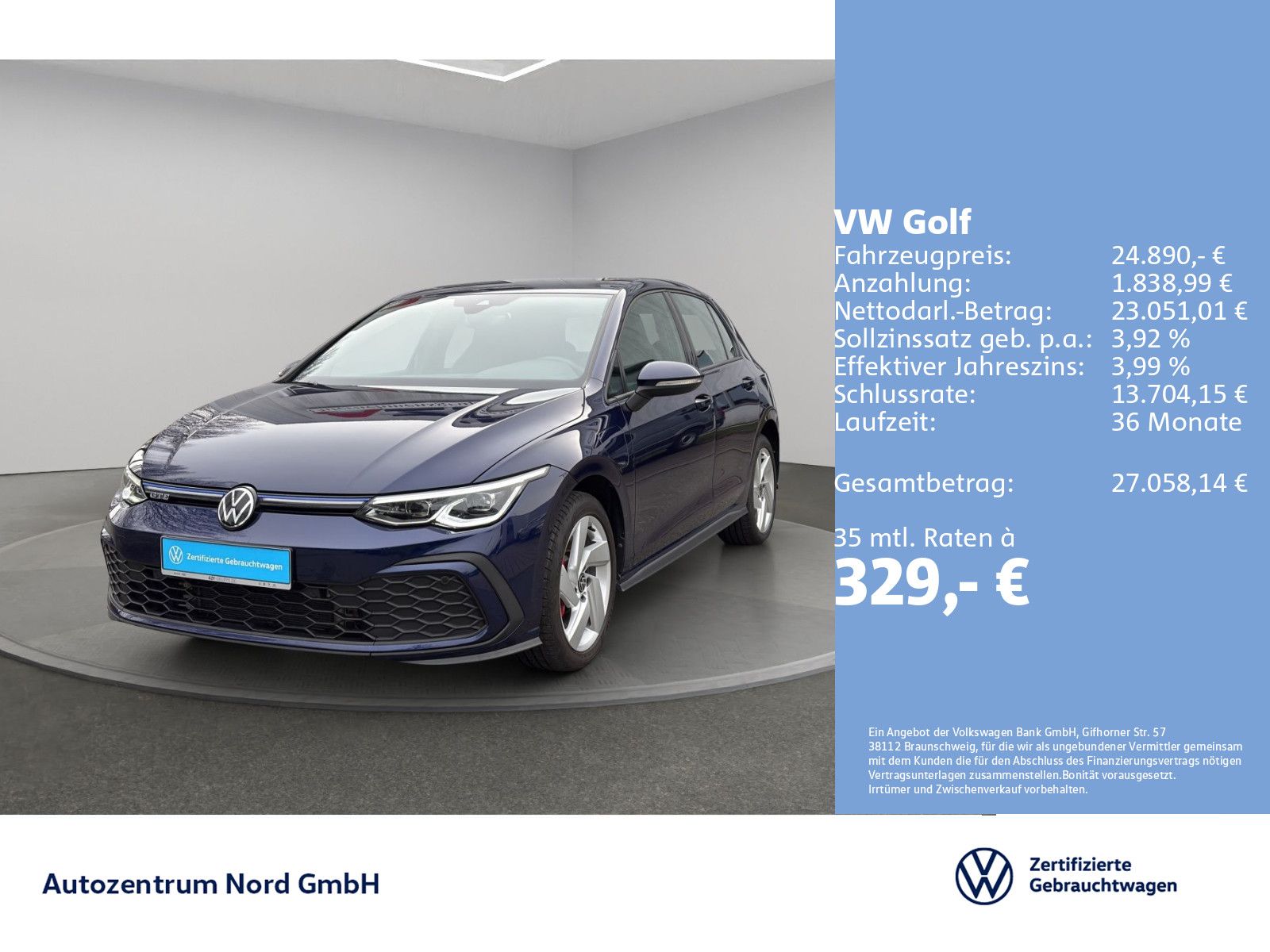 Volkswagen Golf VIII 1.4 GTE DSG NAVI+LED+ACC+SPORTSITZE