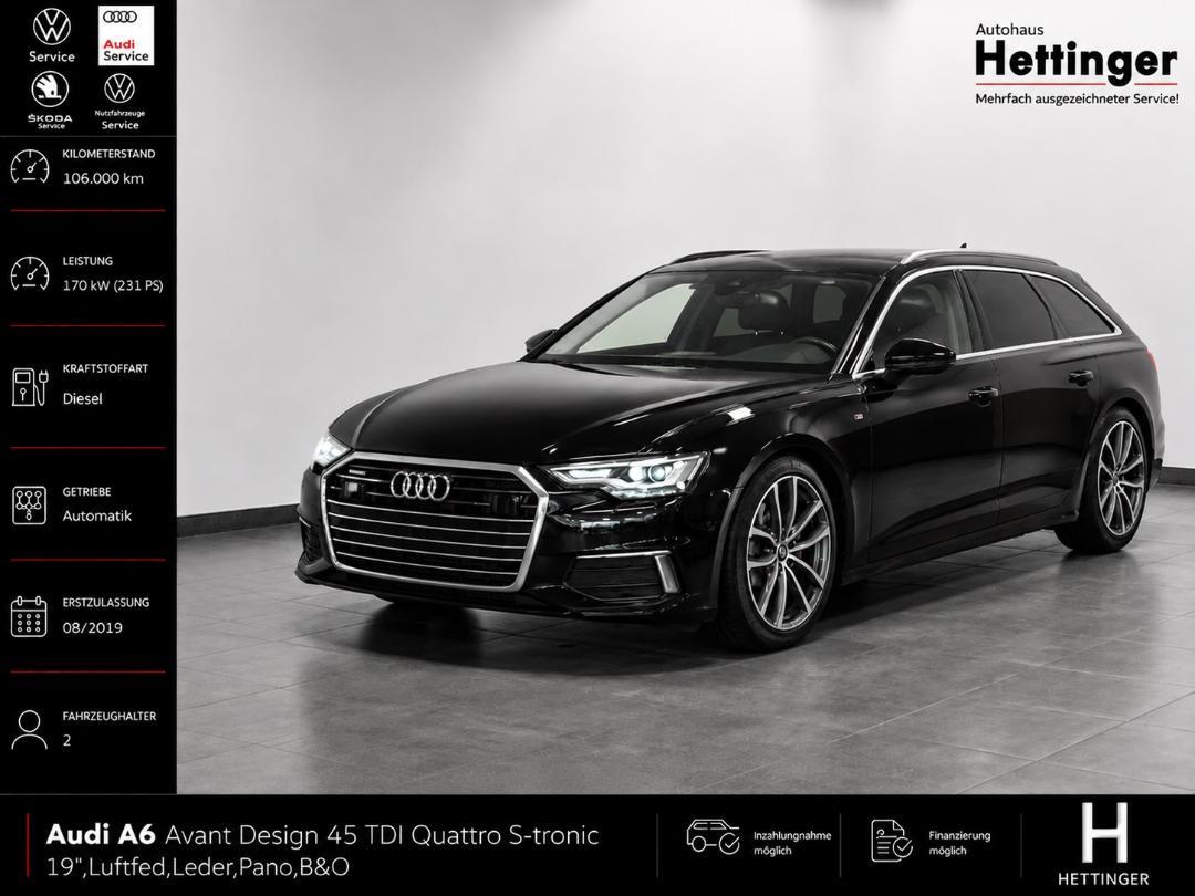 Audi A6 Avant Design 45 TDI Quattro S-tronic, 19",Luf