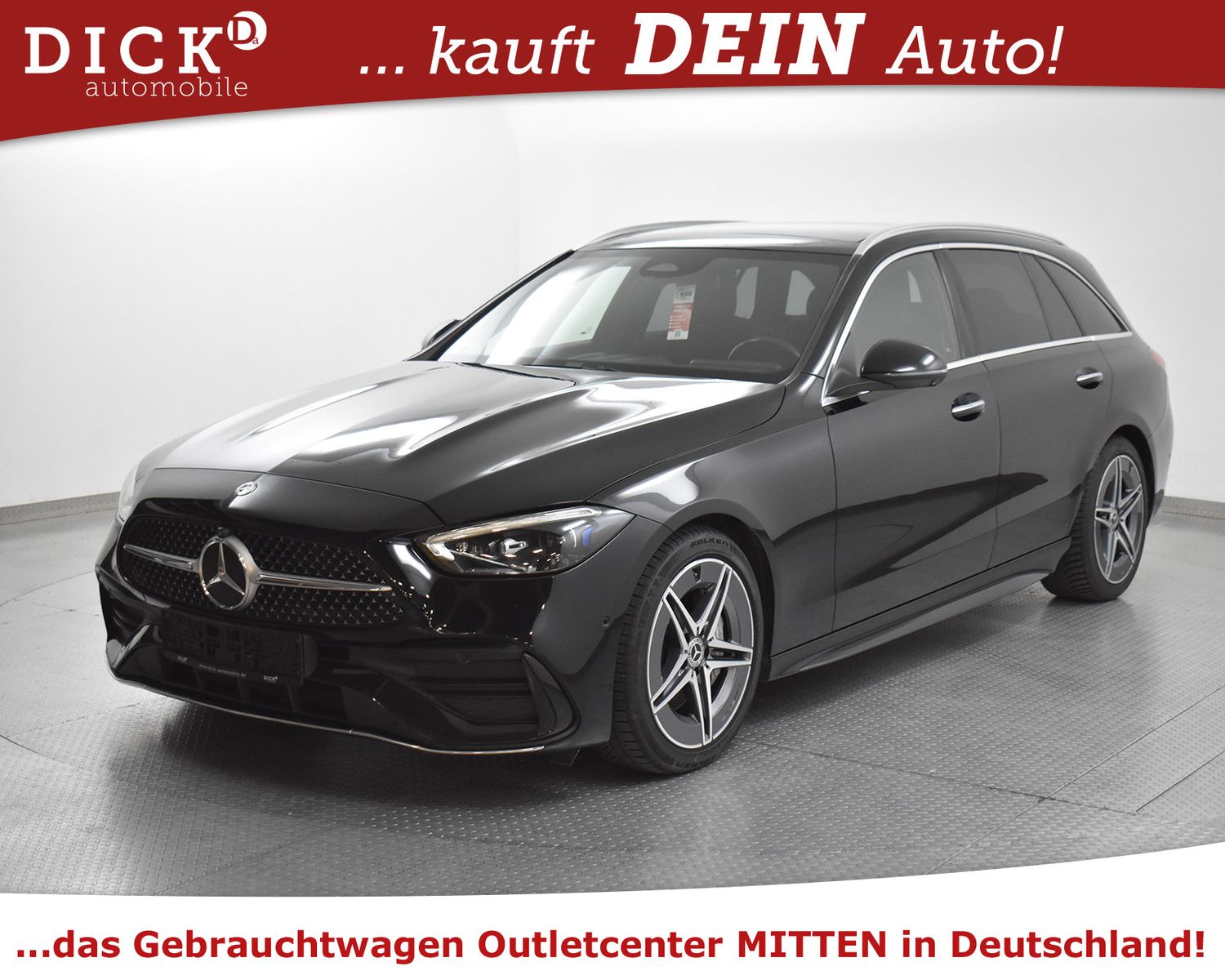 MERCEDES-BENZ C300d T AMG Line PANO+BURMES+360+WIDES+HEAD+AHK+ - Image 4