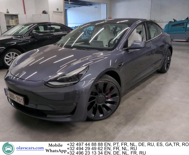 Tesla Model 3 Performance AWD Pano LED Navi Leather C