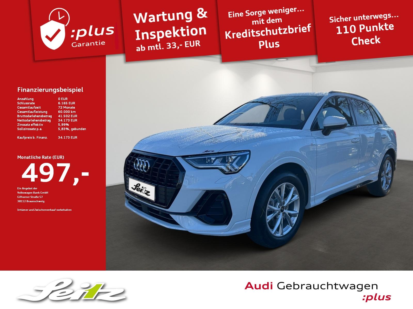 Audi Q3 40 TFSI quattro S line *MATRIX*KAMERA*NAVI*SI