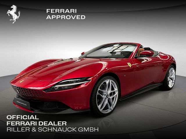 Ferrari Roma Spider *Rosso Imola*Cuoio *LED Carbon Lenkr