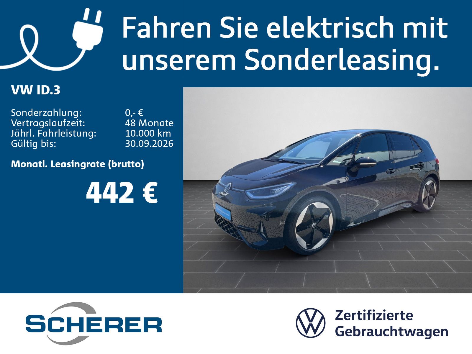 VW ID.3 GTX Performance 79 kWh RFK/NAVI/LED/SItzhei
