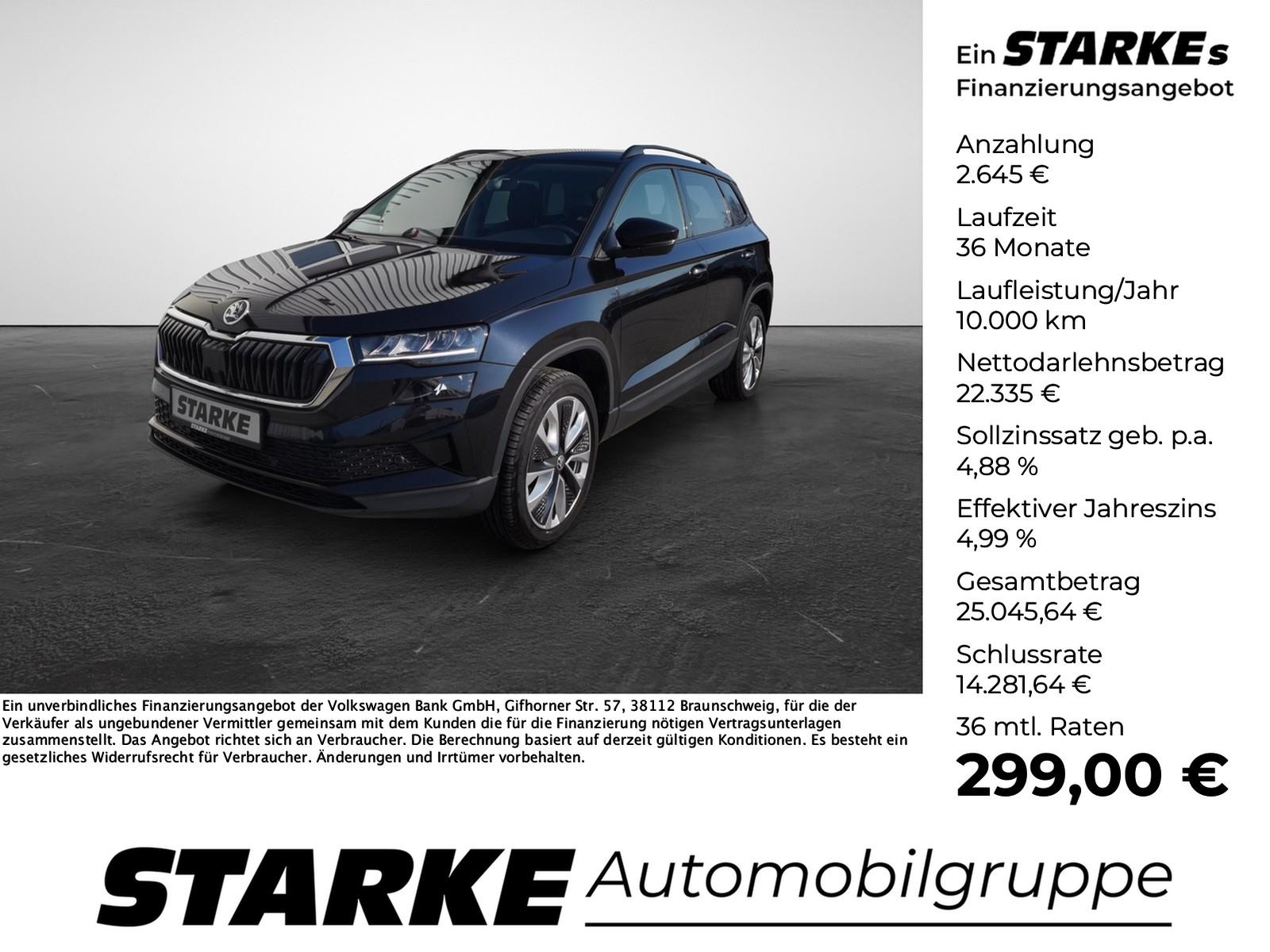 Skoda Karoq 2.0 TDI DSG Style  AHK Navi LED Kamera PDC