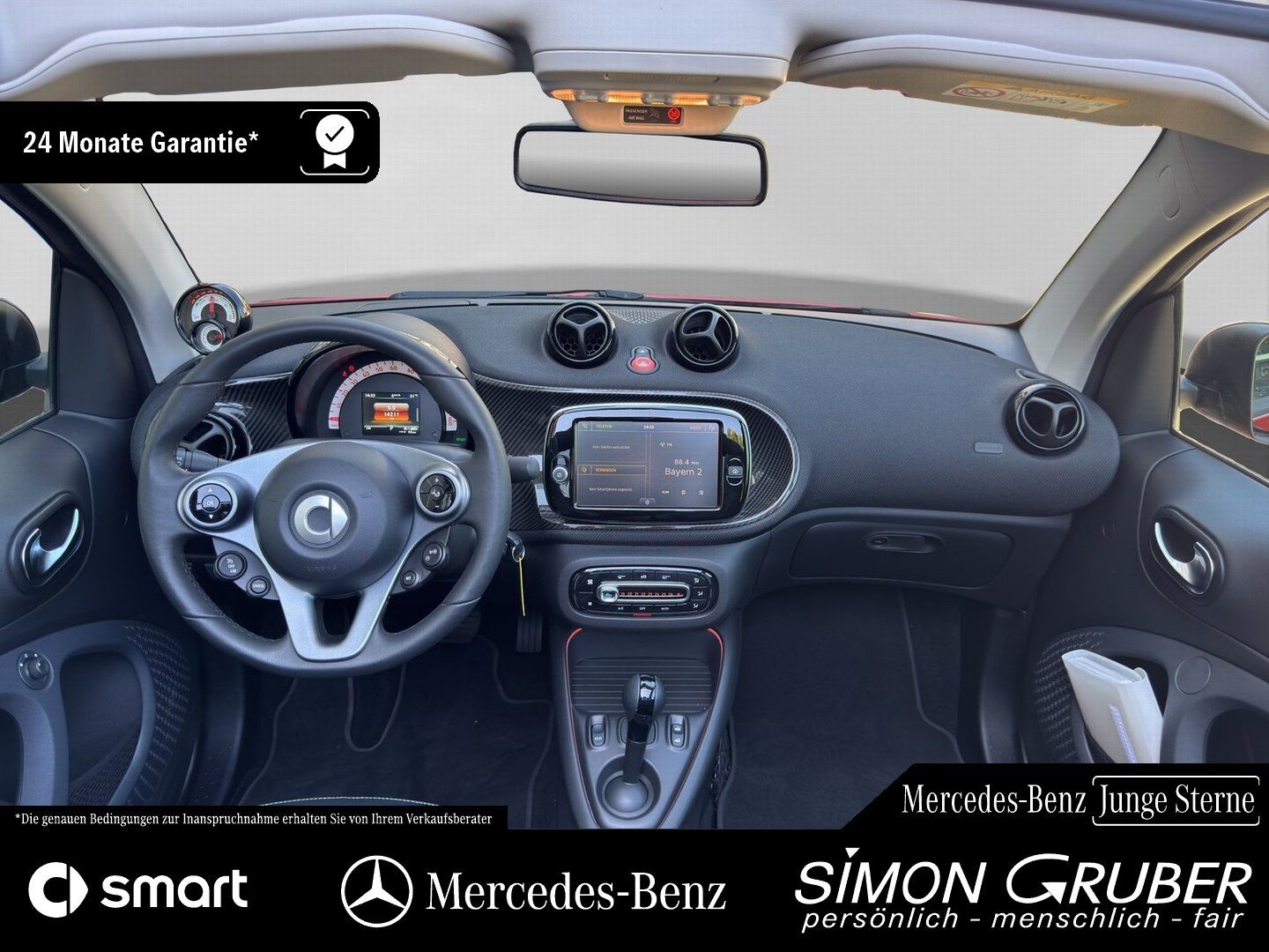 Fahrzeugabbildung Smart smart fortwo EQ Cabrio Excl. Leder Carbon 22KW