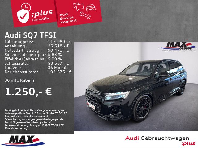 Audi SQ7 TFSI QUATT 7 SITZE +HD MATRIX+AHK+LUFT+PANO+