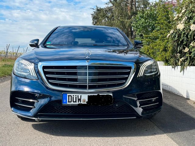 MERCEDES-BENZ S 560 4MATIC - gepflegt in seltenem Nautic blau