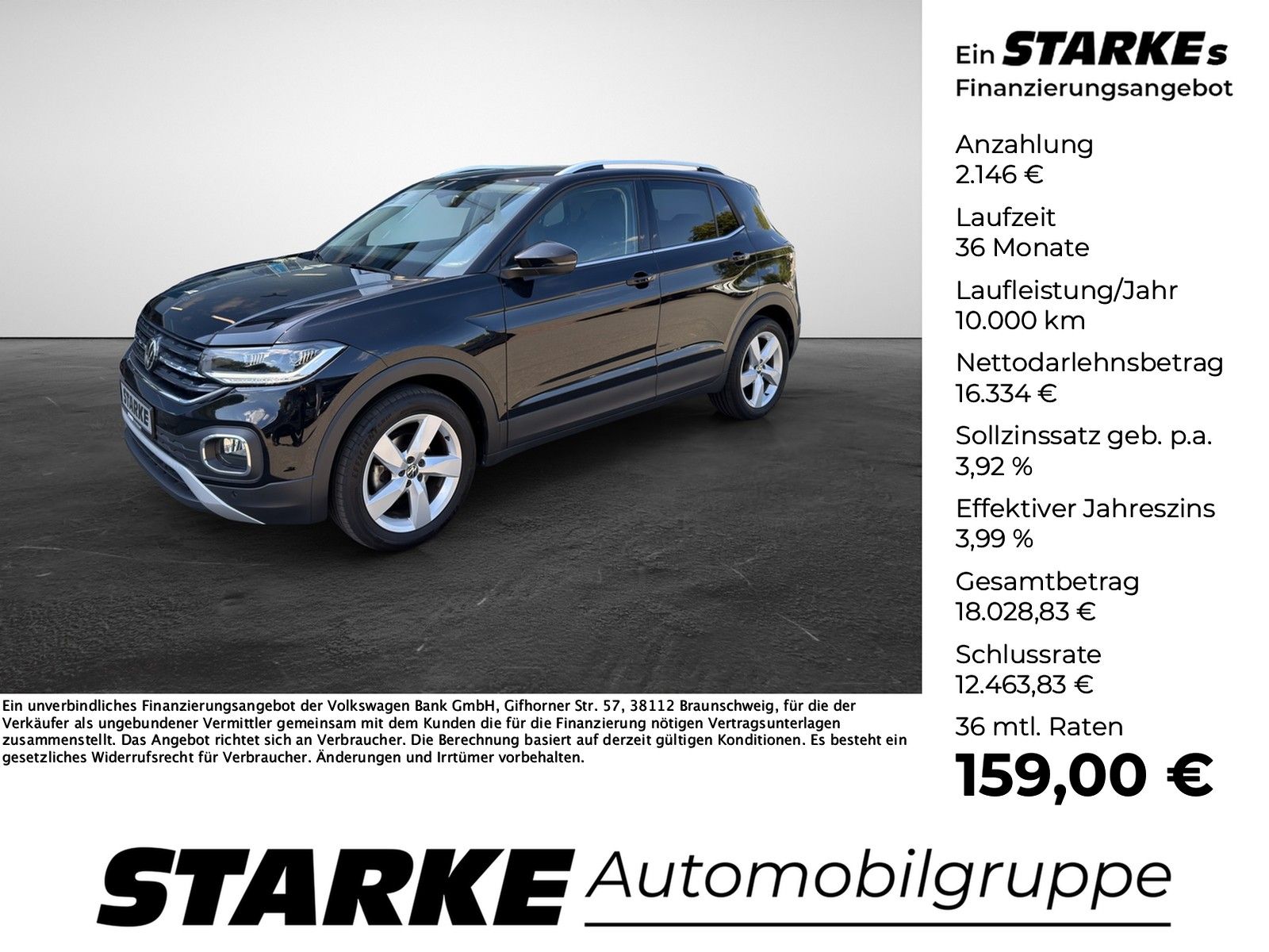 Volkswagen T-Cross 1.0 TSI Style AHK NAvi  ACC Sitzhzg LED
