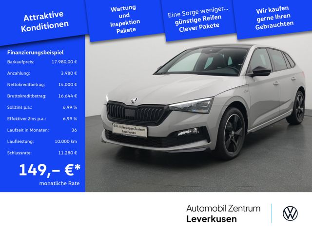 Skoda Scala 1.0 TSI Monte Carlo DSG NAVI PANO SSD LED