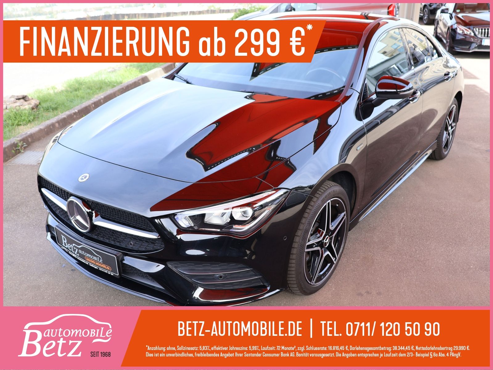 Mercedes-Benz CLA 250 e AMG NIGHT LED VZE RFK SHZ