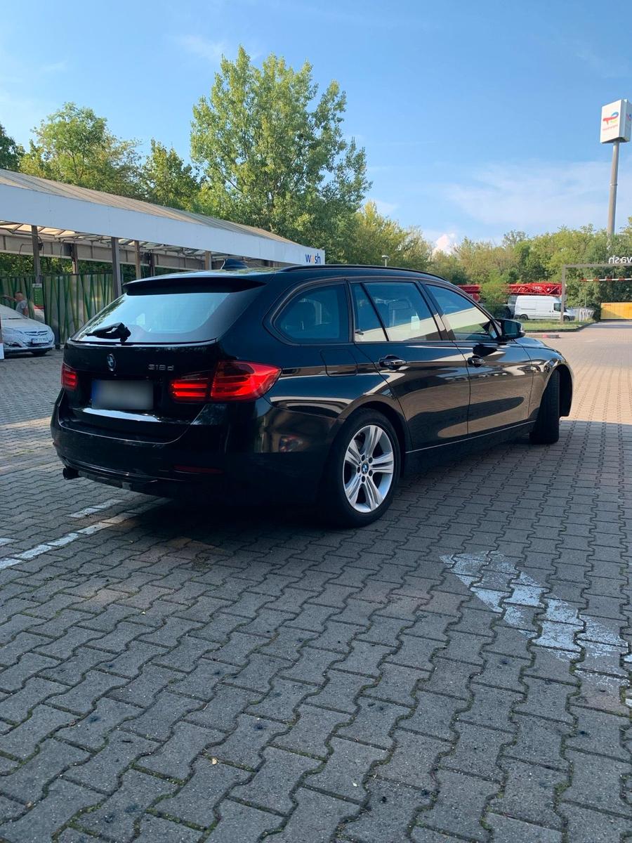 BMW 318 2013 — вигляд ззаду