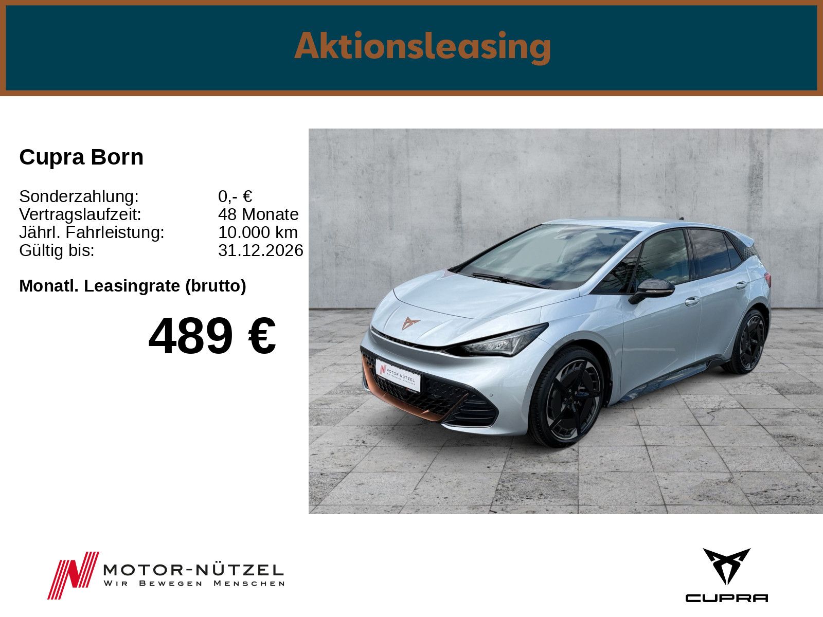 Cupra Born Edition Dynamic 231 PS 79 kWh