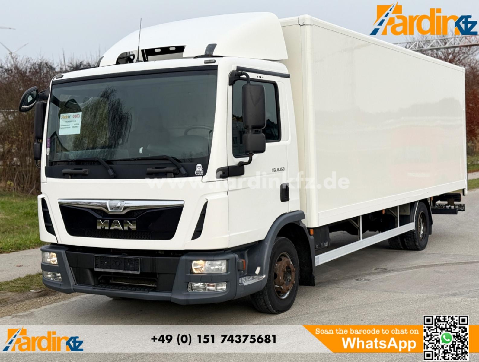 MAN TGL 8.150 BB * Klima * 690cm Koffer *