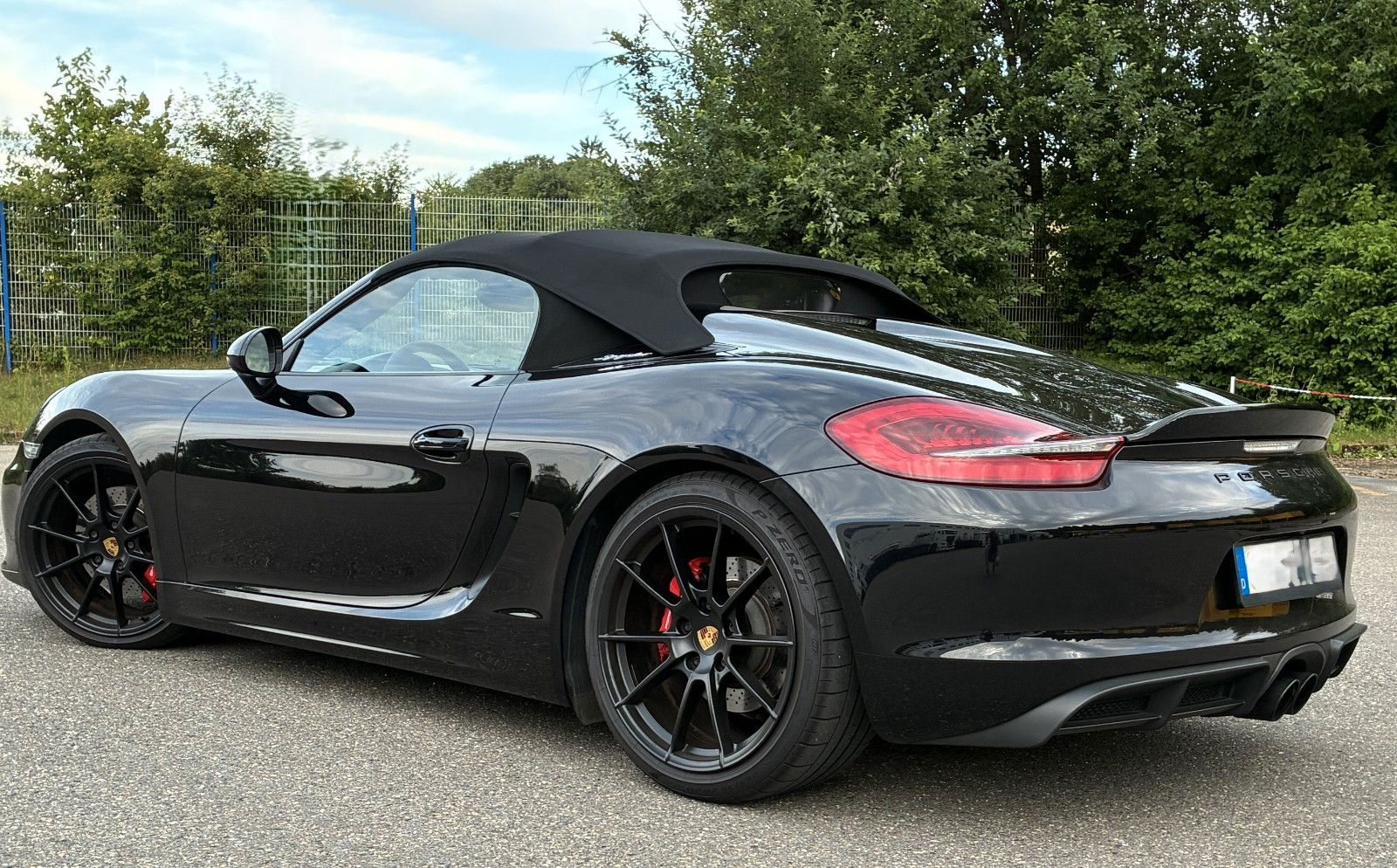PORSCHE Boxster Spyder 981 Vollschalensitze, Alcantara
