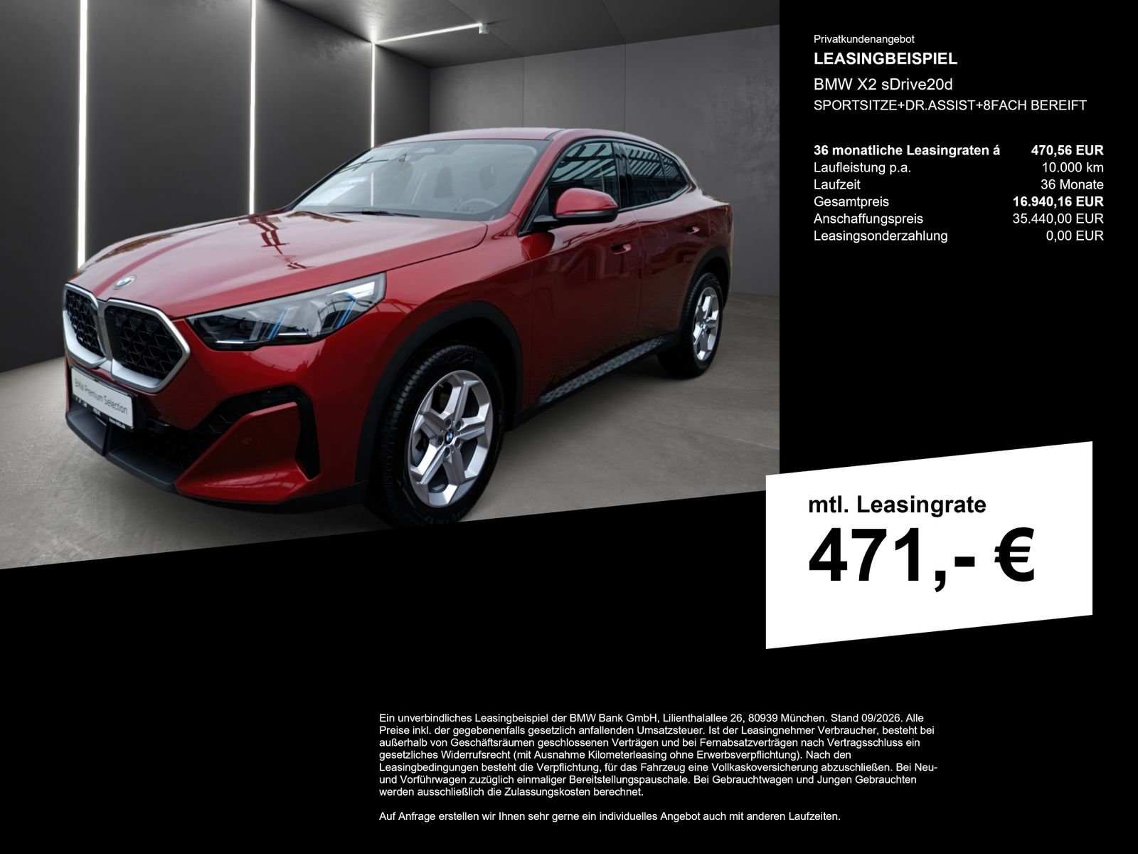 BMW X2 sDrive20d SPORTSITZE DR.ASSIST 8FACH BEREIFT foto 3