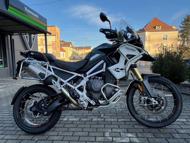 Triumph Tiger 1200 Rally PRO - Reise-Enduro + Koffer