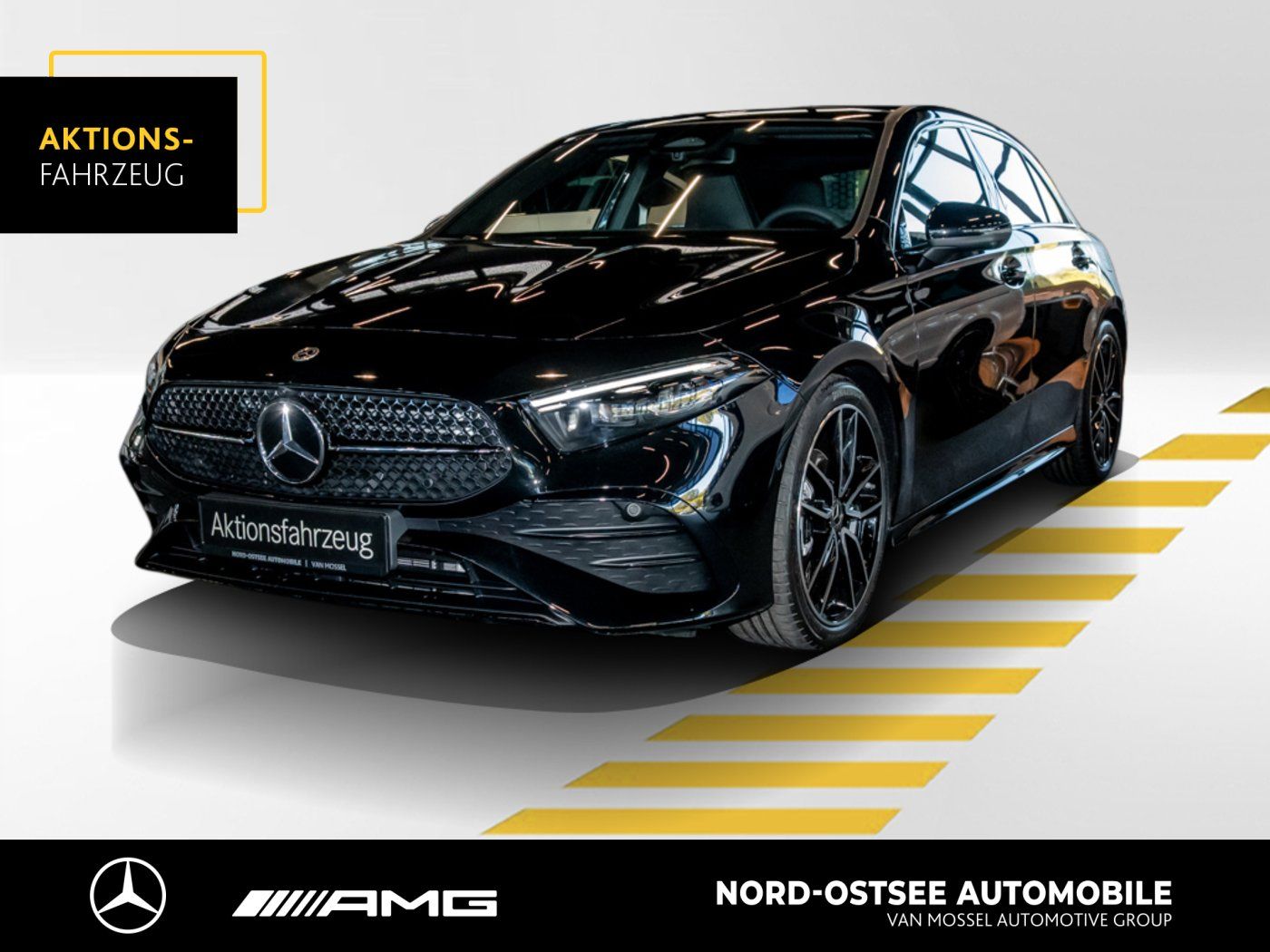 Mercedes-Benz A 200 AMG NIGHT PANO 19'' SOUND 360°