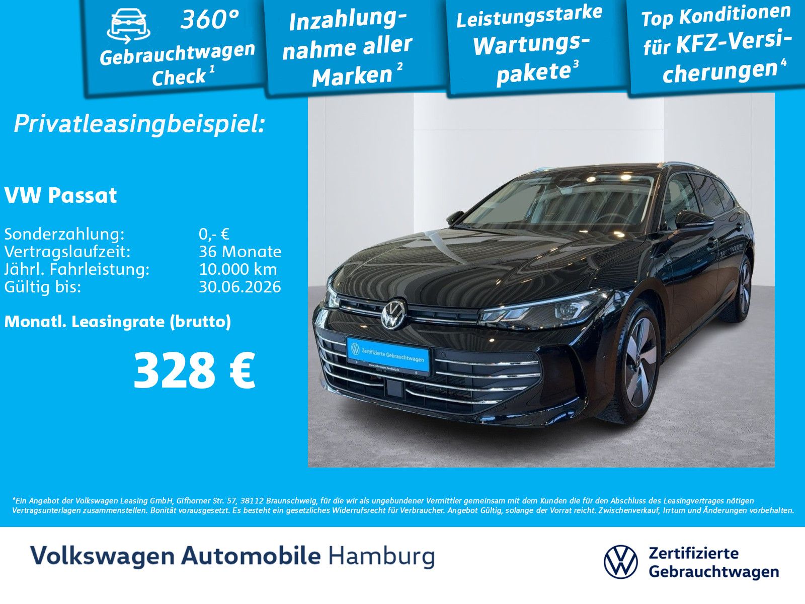 Volkswagen Passat Var.1.5 TSI eHybrid Business AHK Parklenk