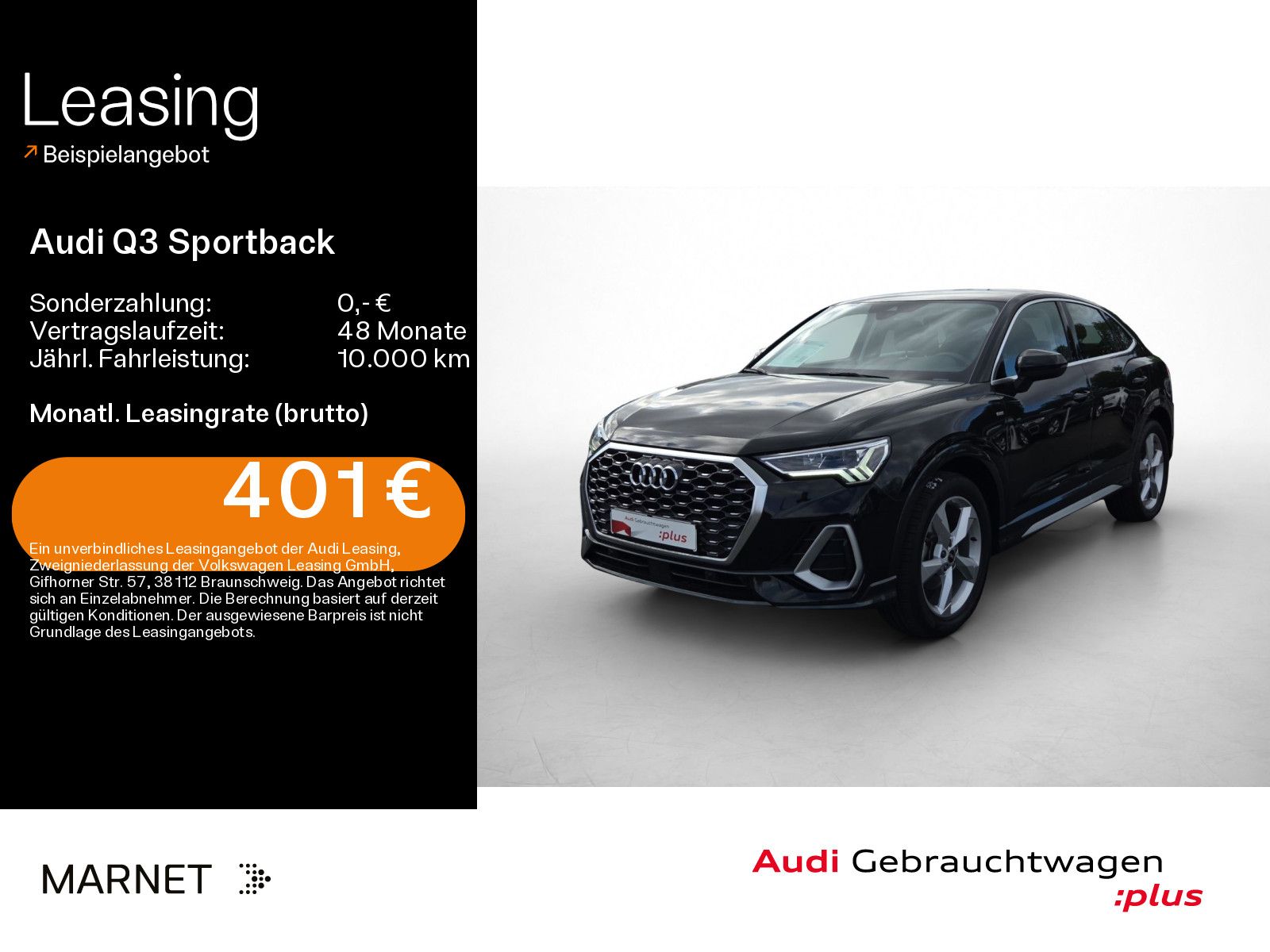 Audi Q3 Sportback S line 35 TFSI*LED*Einparkhilfe*Tem