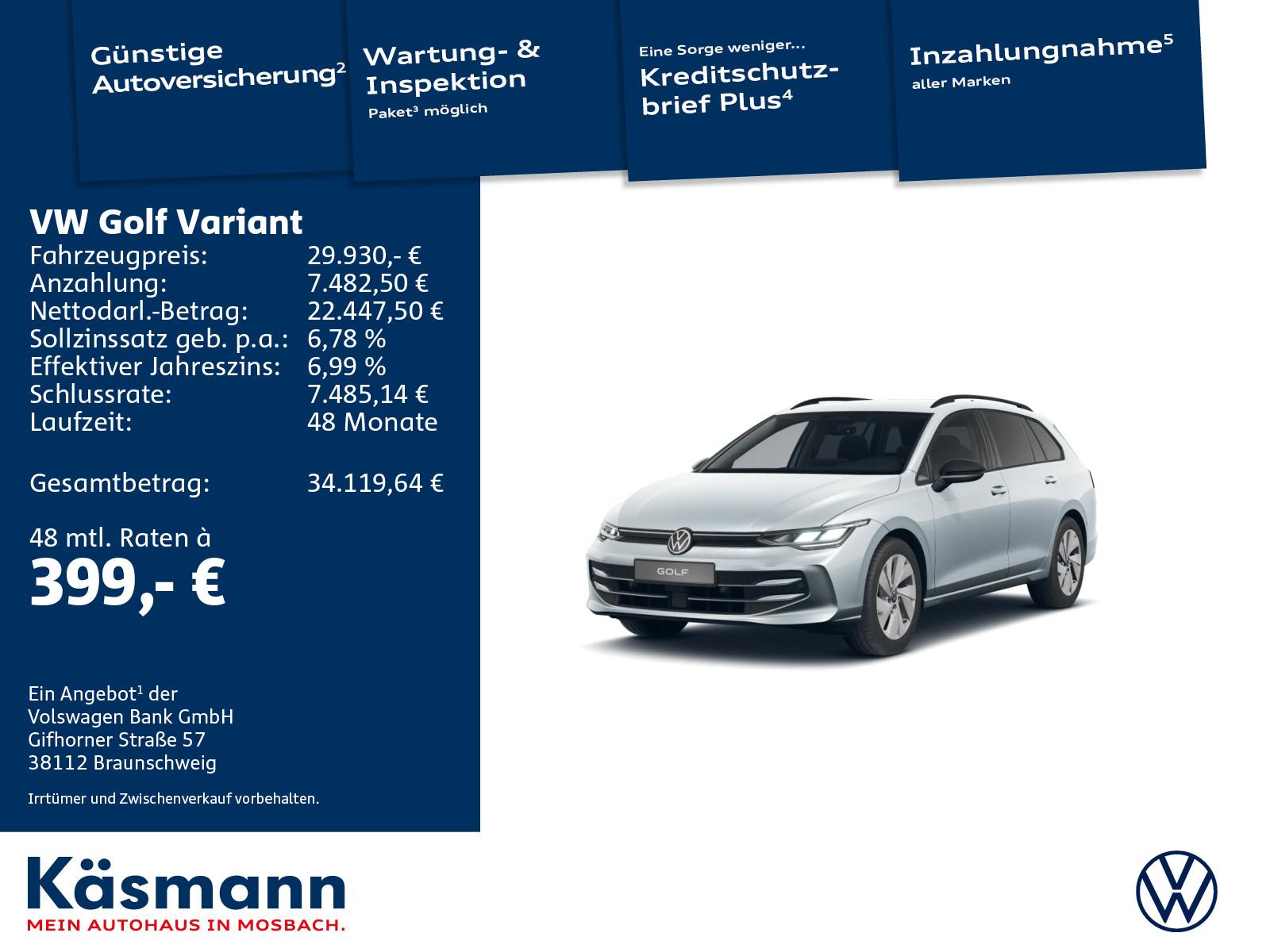 Volkswagen Golf Variant Energy 1.5eTSI AHK NAVI KAM ACC, миниатюра 2