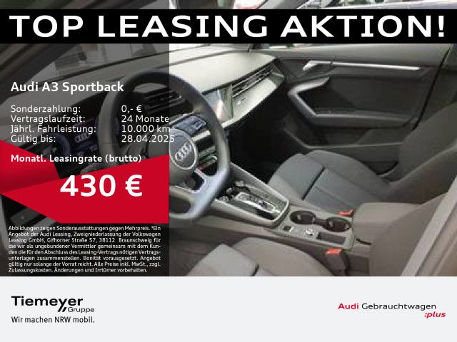 Audi A3 Sportback 35 TFSI FACELIFT LM18 SPORTSITZE NA